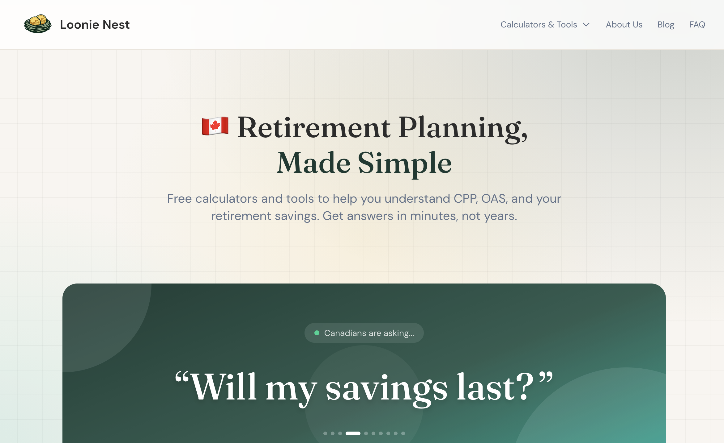 Loonie Nest screenshot 1